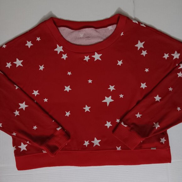 GILLY HICKS BY HOLLISTER STARS CROPPED SWEATSHIRT - Picture 8 of 15